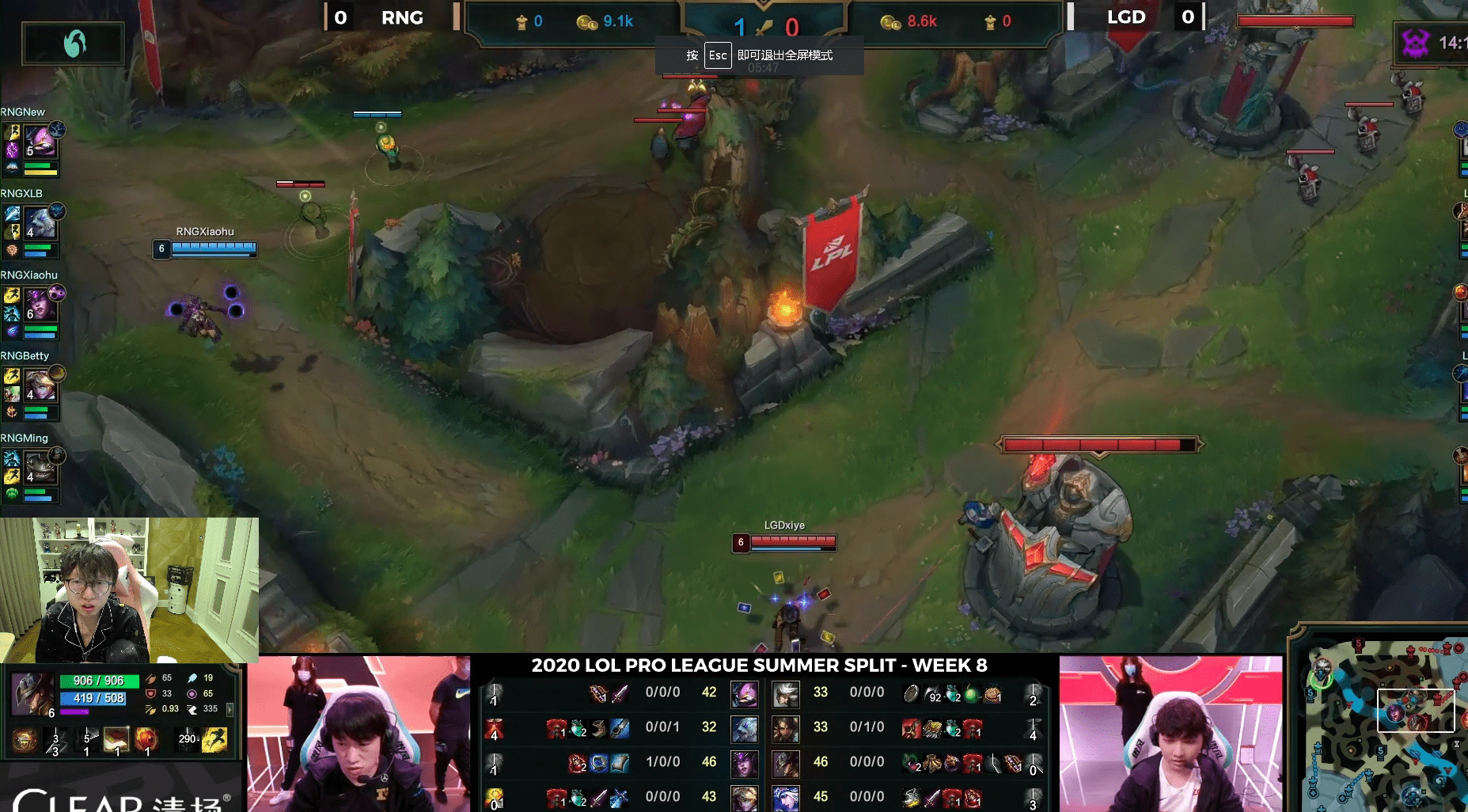 开云平台-LGD碾压FPX，Xiaohu完成史诗逆转鏖战多局四强赛，锁定晋级资格