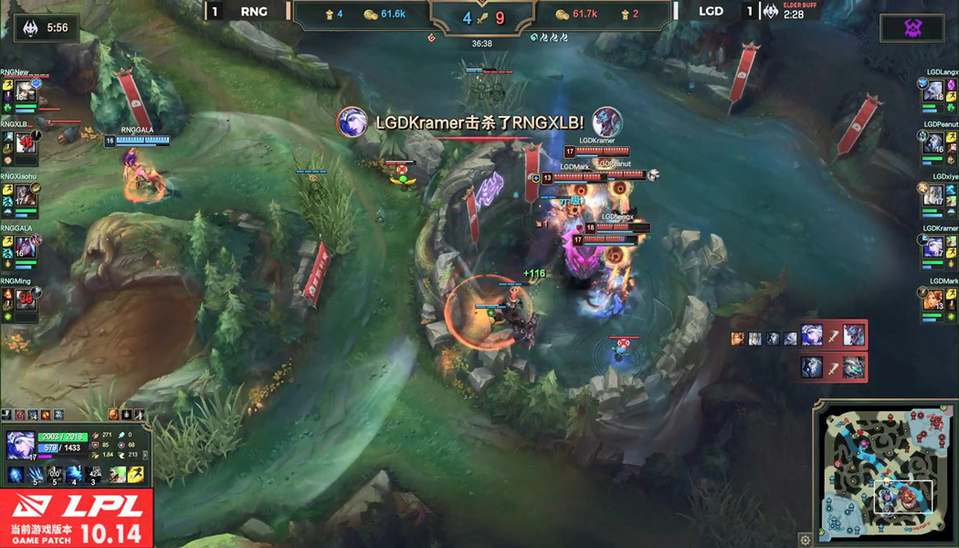 LGD碾压FPX,Xiaohu完成史诗逆转鏖战多局四强赛,锁定晋级资格 LGD碾压FPX,Xiaohu完成史诗逆转鏖战多局四强赛,锁定晋级资格